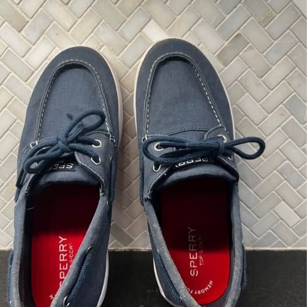 Sperry Top-Sider Navy Canvas Boat Shoes